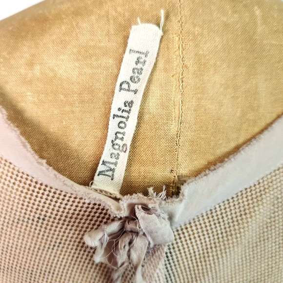 Magnolia Pearl Women's Blush Layered Midi Dress - Picture 2 of 16